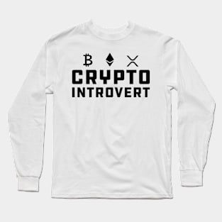 Crypto Introvert Long Sleeve T-Shirt